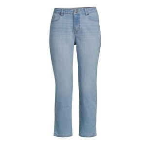 TIME & TRU Cropped Denim Light Wash Boyfriend Jeans NWOT